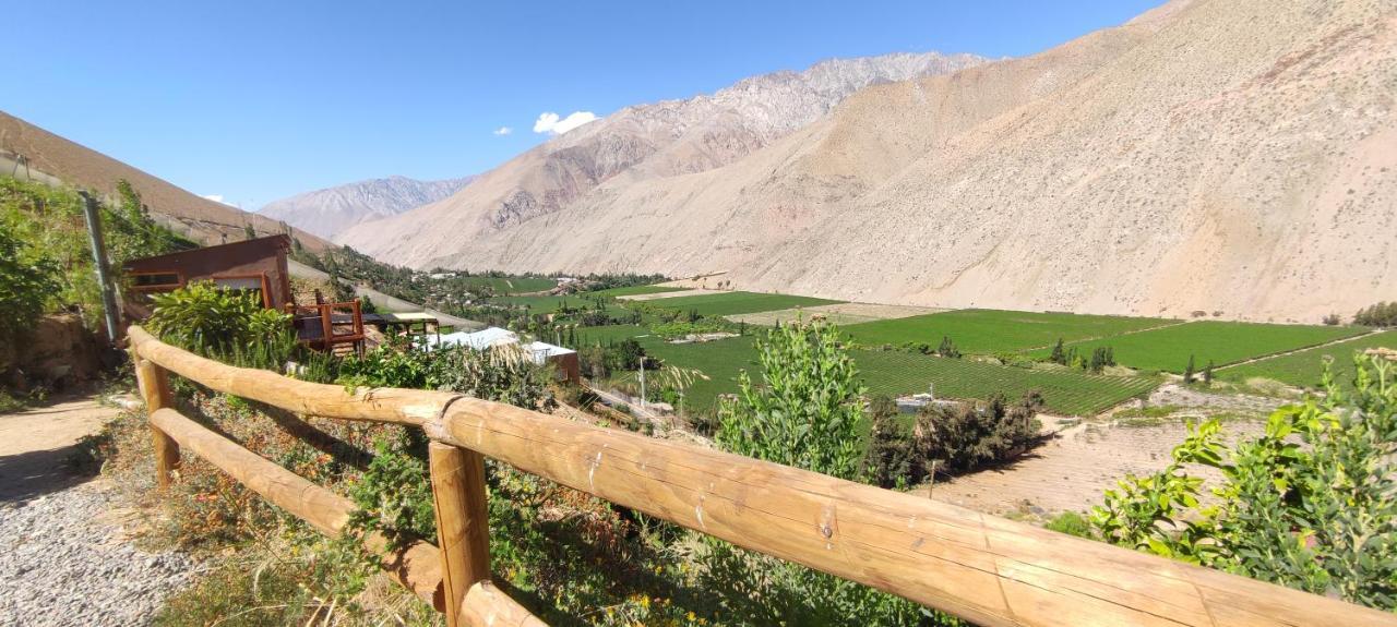 Casa Jardin De Hadas Con Vista Panoramica Pisco Elqui Exterior foto