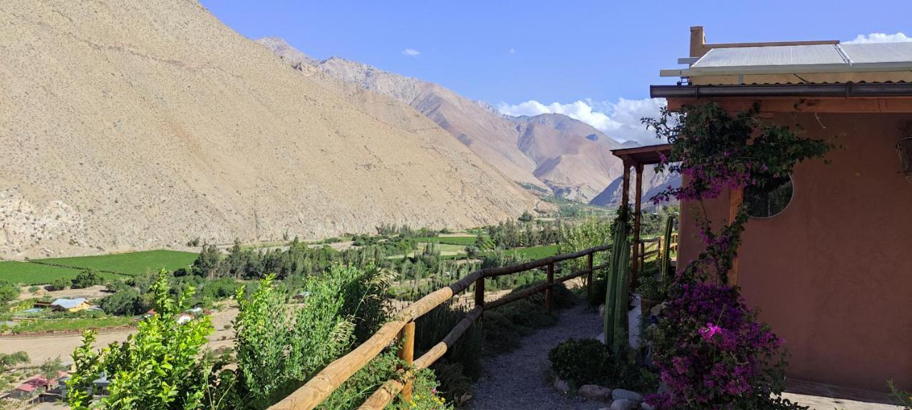 Casa Jardin De Hadas Con Vista Panoramica Pisco Elqui Exterior foto